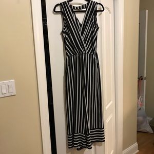 Black and white jumpsuit